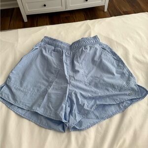 Alo light blue shorts